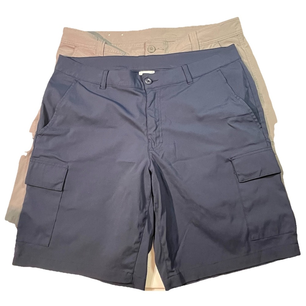 Bundle 2‎ Columbia Men's Shorts Sz 38 Quick Dry Hiking Camping 10" Inseam EUC